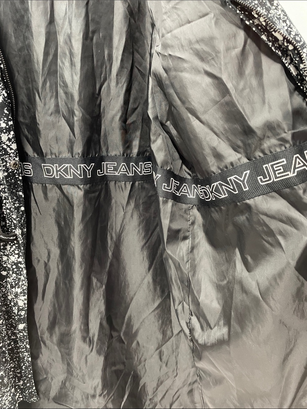 DKNY JEANS HOODED TRENCH COAT FTL-06-019 - Picture 7 of 8